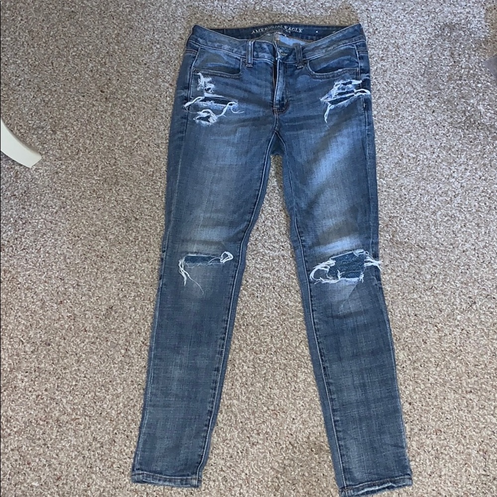 American Eagle jeans.